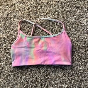 Vibrant Tie-Dye Bikini Top